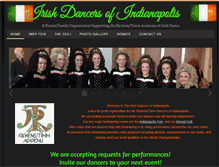Tablet Screenshot of indyirishdancers.com